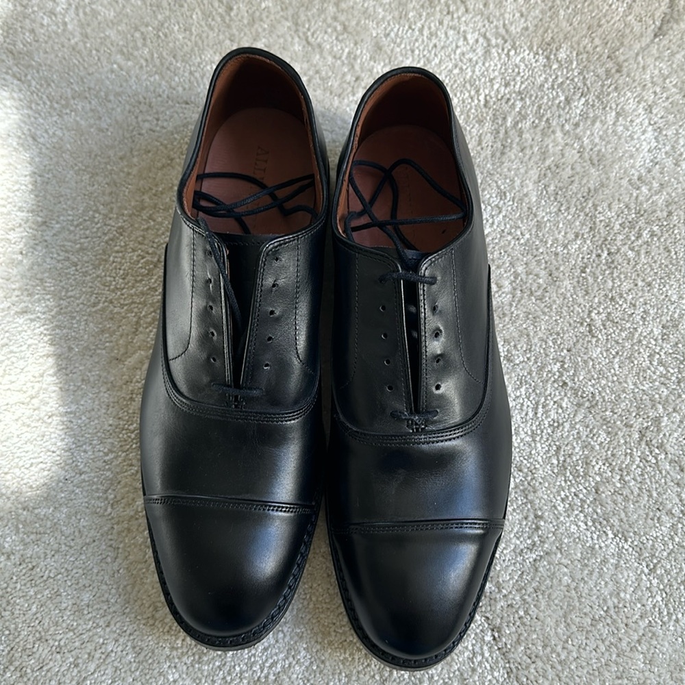 Allen Edmonds Poet Washington black dress shoes